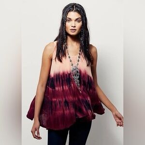 We The Free Free People Sebastian Tie Dye Tank, size XS